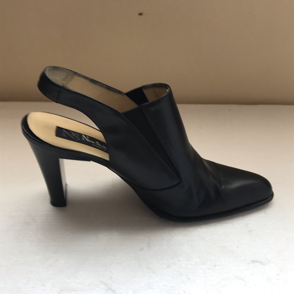 EUC NEW STYLE Italian Leather Sling- Backs Size 8 - Picture 2 of 8